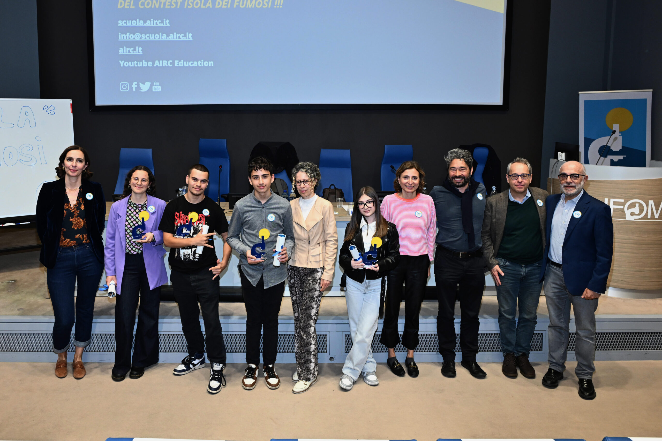 Contest L’Isola dei Fumosi: un giorno in IFOM per i vincitori 2025