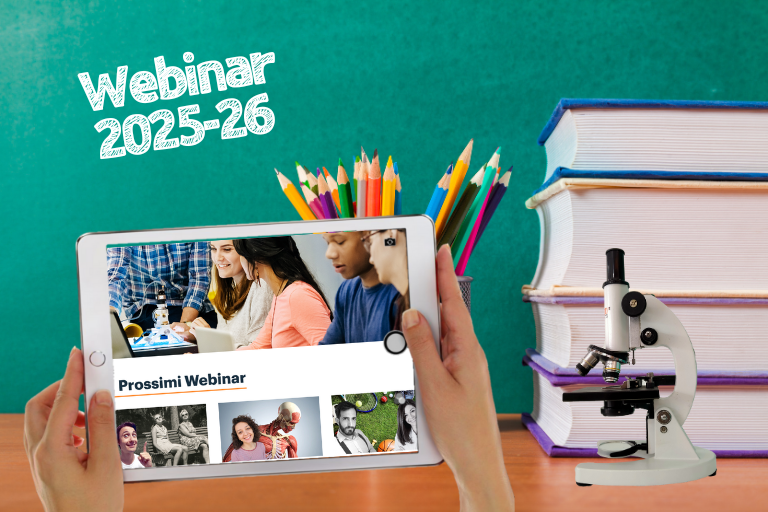 Anno scolastico 25-26: al via i nuovi webinar!